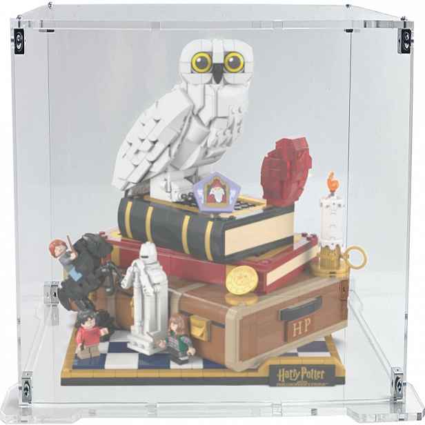 Vitrína s podstavcem pro stavebnici Lego 76466 Harry Potter Kámen filozofie
