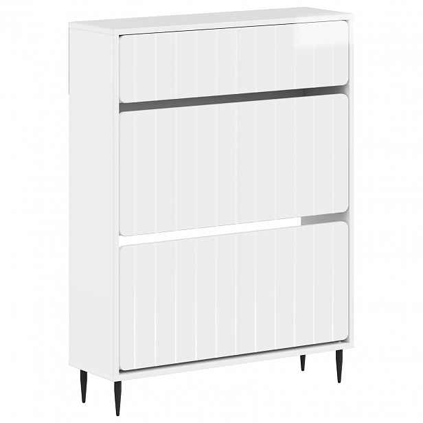 vidaXL Skříň na obuv ZWOLLE 78 x 24 x 103 cm Kompozitní dřevo