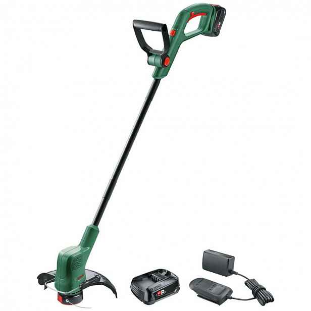 Bosch - 18V AKU strunová sekačka, záběr 26 cm, 2x aku 2,0 Ah Li-Ion, nabíječka 06008C1C05