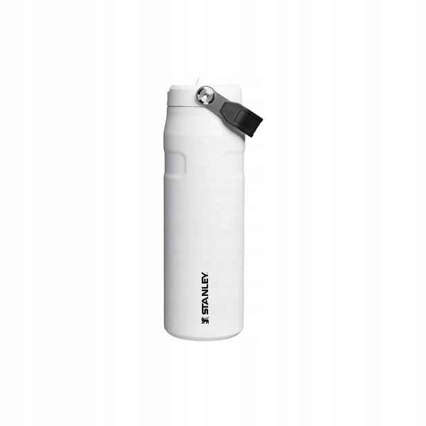 Láhev na vodu Stanley Iceflow Flip Straw 2.0 Chalk – 710 ml, bílá