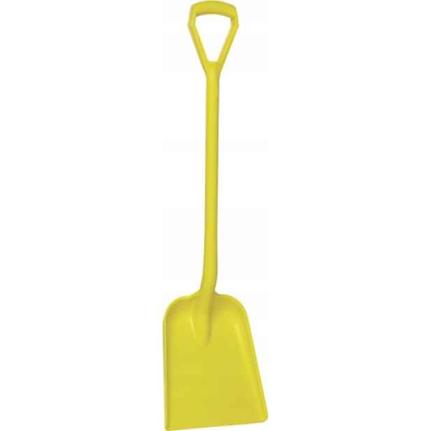 Lehká polypropylenová lopata 1040 mm rovná s úchytem D žlutá Vikan 56256