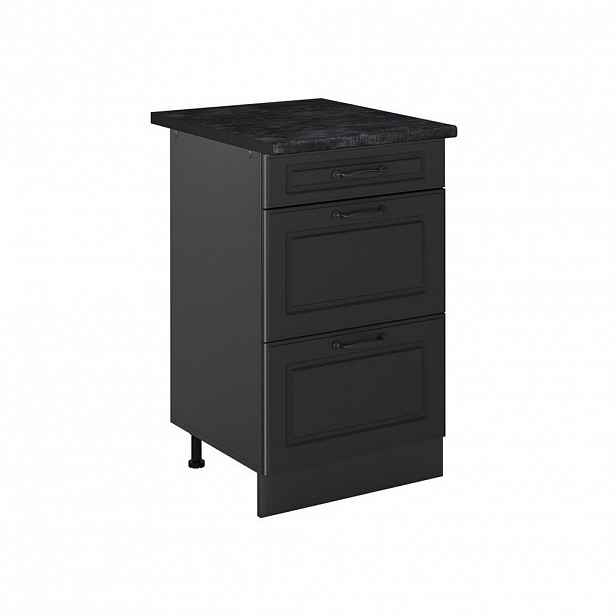 Vicco SPODNÍ SKŘÍŇKA KUCHYŇSKÉ LINKY R-Line, Antracitový venkovský dům/Antracit, 50 cm pracovná doska antracitová