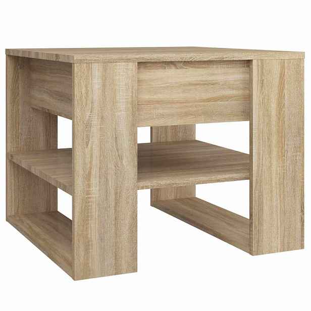 vidaXL Konferenční stolek dub sonoma 55,5x55x45 cm kompozitní dřevo