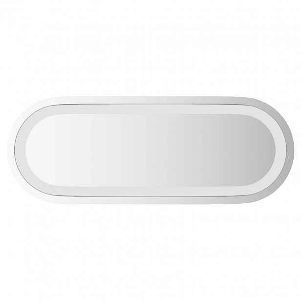 vidaXL LED koupelnové zrcadlo Transparentní 40 x 15 cm tvrzené sklo