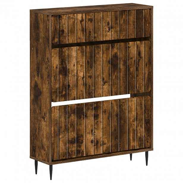 vidaXL Skříň na obuv ZWOLLE 78 x 24 x 103 cm Kompozitní dřevo