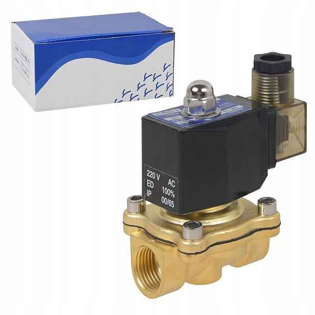 Elektromagnetický ventil N/c 1/2 0-10 bar Nc Mosaz AC230V