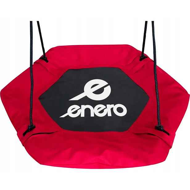 Enero Šestihranná houpačka Čapí hnízdo Červená (průměr 90 cm)