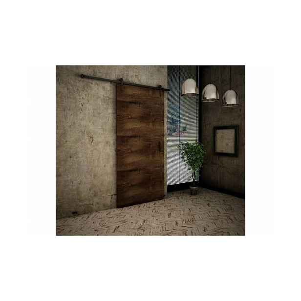 KIER Posuvné dveře RETRO | 100 cm Barva: jasan tmavý