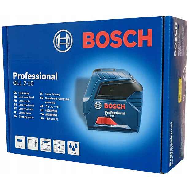 Lineární křížový laser Bosch Gll 2-10 0601063L00