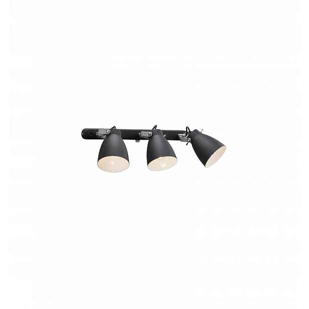 Nástěnná lampa Largo 3lt Nordlux černá E27 3x 25W, nastavitelná