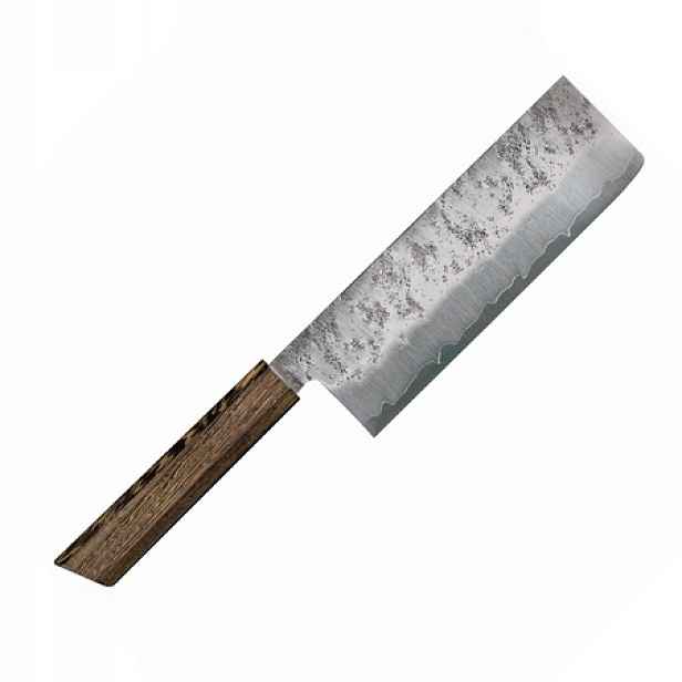 Nůž nakiri Suncraft Senzo Retro 17 cm jádro Ginsan nashiji wenge japonský