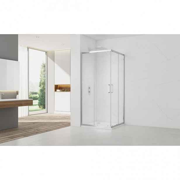 Sprchový kout čtverec 90x90 cm SAT TEX SATBKTEXQ90