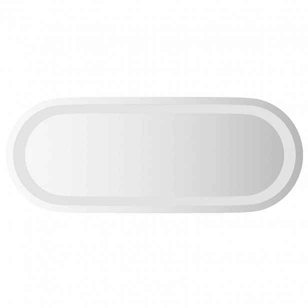 vidaXL LED koupelnové zrcadlo Transparentní 50 x 20 cm tvrzené sklo