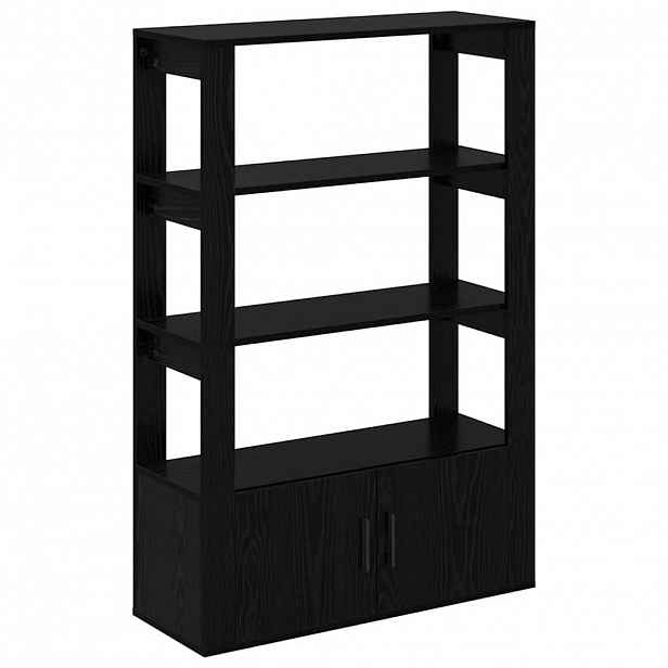 vidaXL Servírovací skříň Černý dub 30 x 80 x 119,5 cm Kompozitní dřevo