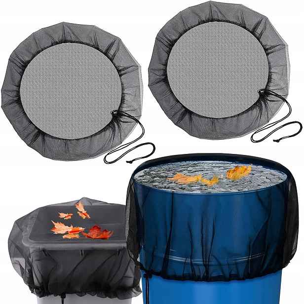 2x Síťka Na Sud Pláštěnka Na Dešťovou Nádrž 95 CM