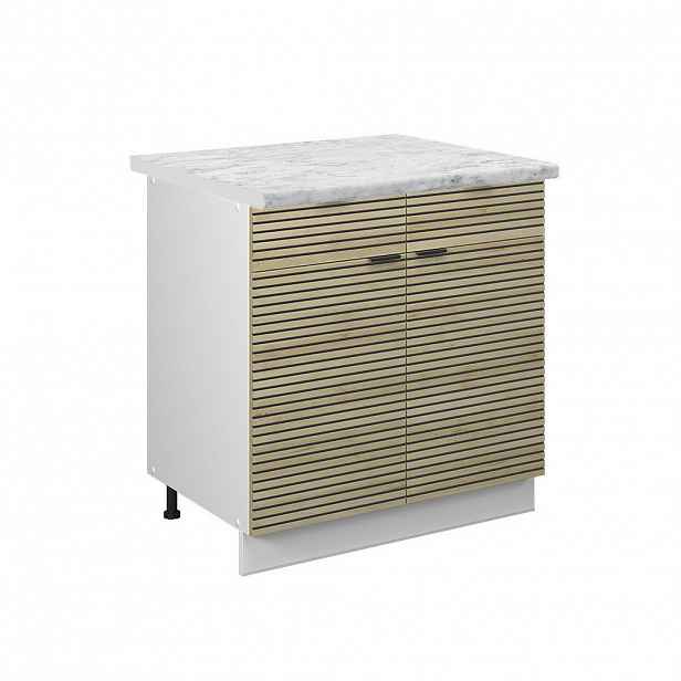 Vicco SPODNÍ SKŘÍŇKA KUCHYŇSKÉ LINKY Fame-Line Dubový panel 80 cm , PD Mramor