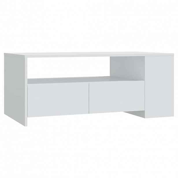 vidaXL Konferenční stolek bílý 102 x 55 x 42 cm kompozitní dřevo