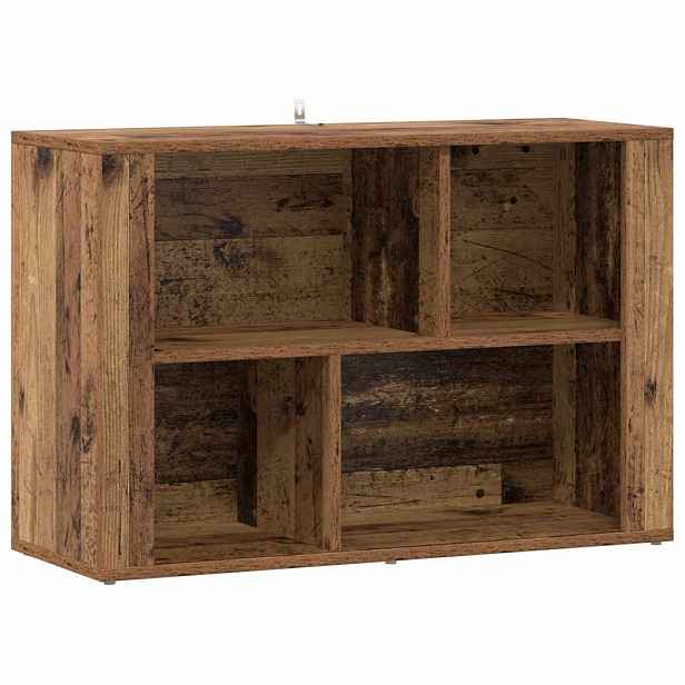 vidaXL Servírovací skříň Staré dřevo 80 x 30 x 53 cm Kompozitní dřevo