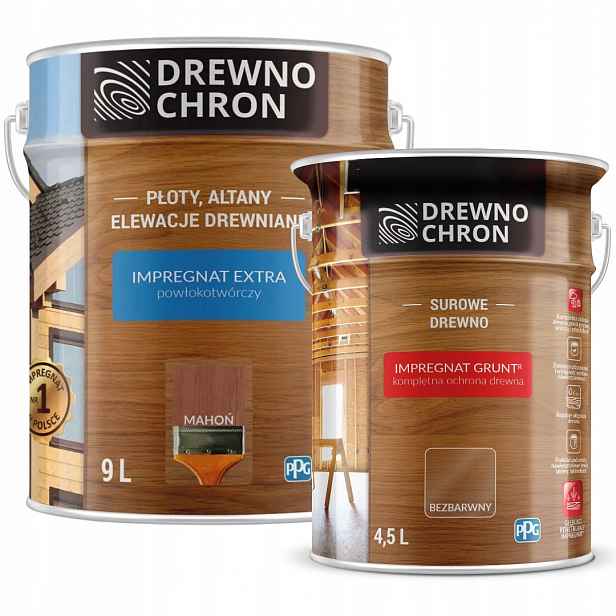 Drewnochron Impregnace Extra 9 L Mahagon Drewnochron Impregnace Zemina 4,5 L