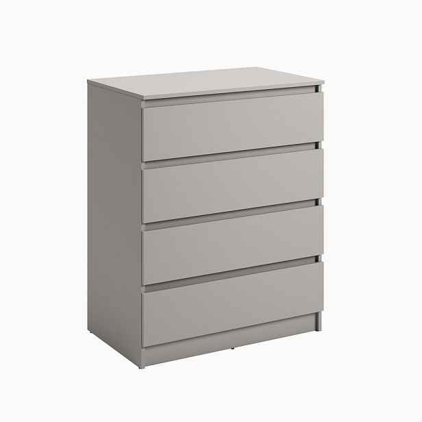 Home Collective KOMODA se 4 zásuvkami, šířka 80 cm, z kašmíru