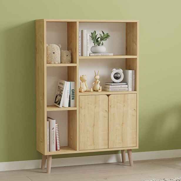 Knihovna Lumo - Sapphire Oak