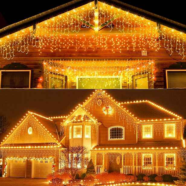 Světelný řetěz 15 m, 600 Led diod, závěs pro venkovní i vnitřní použití
