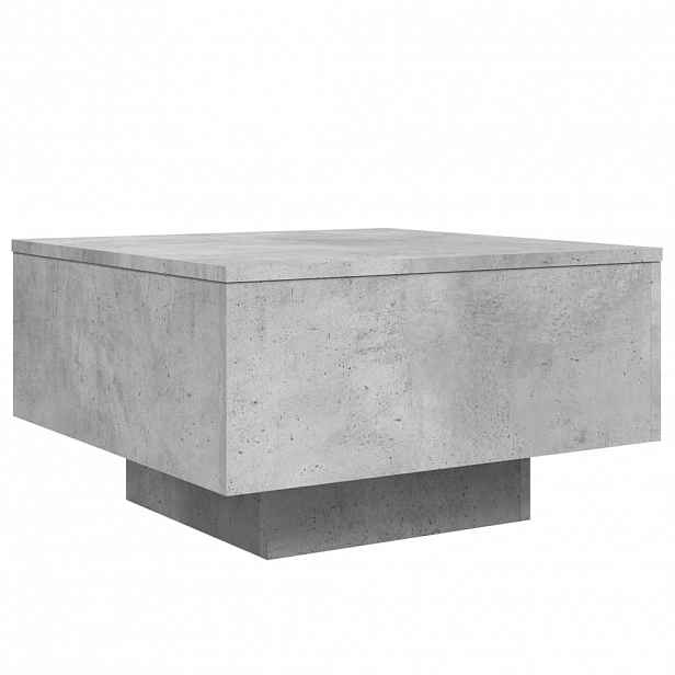 vidaXL Konferenční stolek betonově šedý 55x55x31 cm kompozitní dřevo