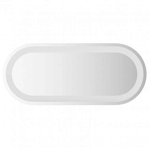 vidaXL LED koupelnové zrcadlo Transparentní 70 x 30 cm tvrzené sklo