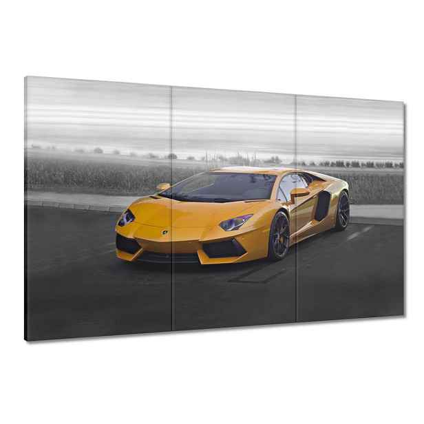 Obrazy 120x80 Oranžové auto