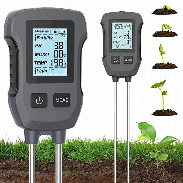 Kyseloměr Půdní Tester Kyselosti Zeminy Měřič Půdy 5V1