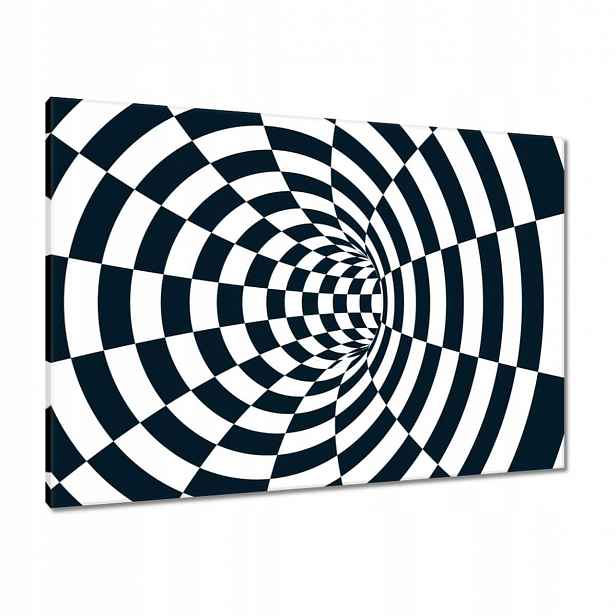 Obrazy 100x70 Abstrackja černobílá
