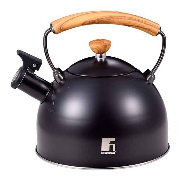 BERGNER Konvice pískací CHARCOAL 2,3 litru fialovočerná BG-37312-GY
