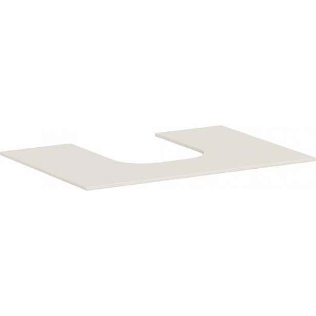 Deska pod umyvadlo Hansgrohe Xevolos E 78x1x55 cm písková matná béžová mat 54208780