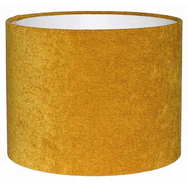 Stínidlo na stojací lampu Závěsný válec 25/20 cm E27 MEDOVÝ-Žlutý Boucle Venosa