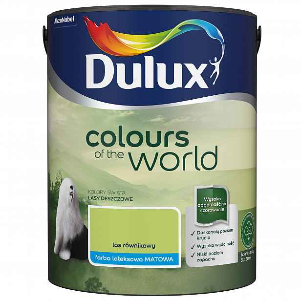 Dulux Colours Of The World Barva Emulzní Barva Rovníkový Les 5L