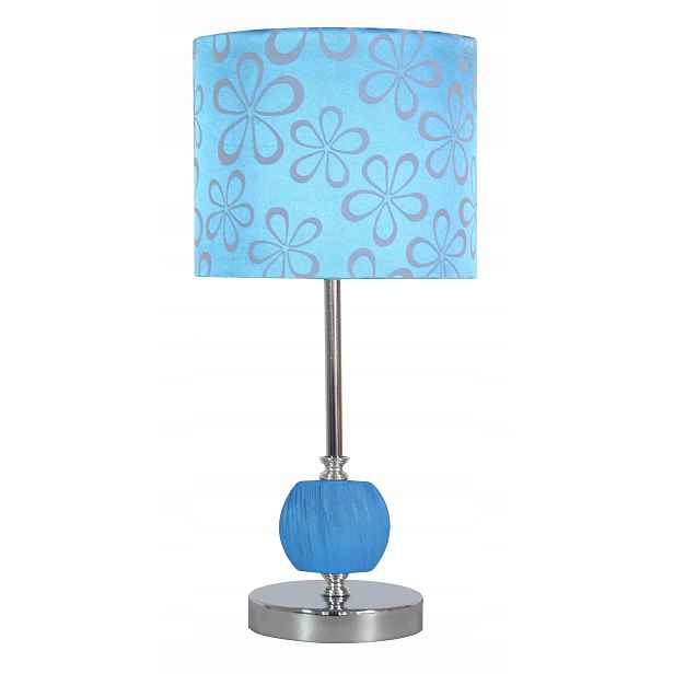 Modrá stolní lampa Cort E27 Candellux