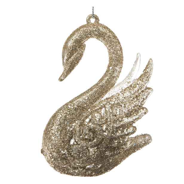 Plastová vánoční ozdoba 10 cm Swan – Dakls