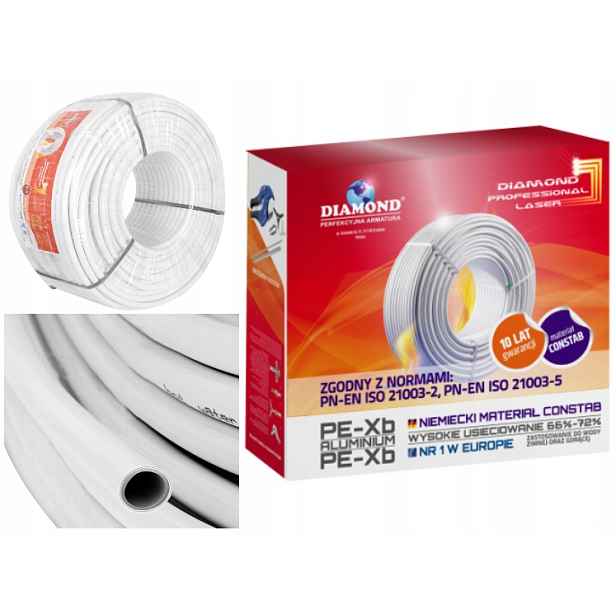 Trubka Pex Vícevrstvá Pex/al/pex 20x2 100M Laserová