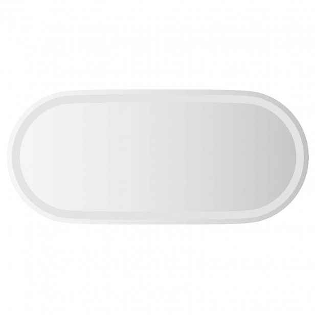 vidaXL LED koupelnové zrcadlo Transparentní 80 x 35 cm tvrzené sklo