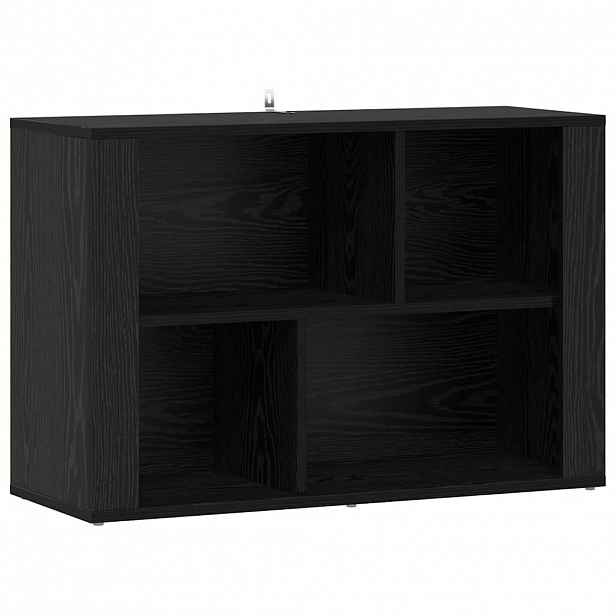 vidaXL Servírovací skříň Černý dub 80 x 30 x 53 cm Kompozitní dřevo