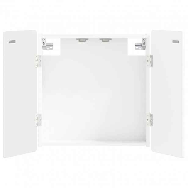 vidaXL Skříň na terče ZWOLLE Bílá 52,5 x 10,5 x 57,5 cm