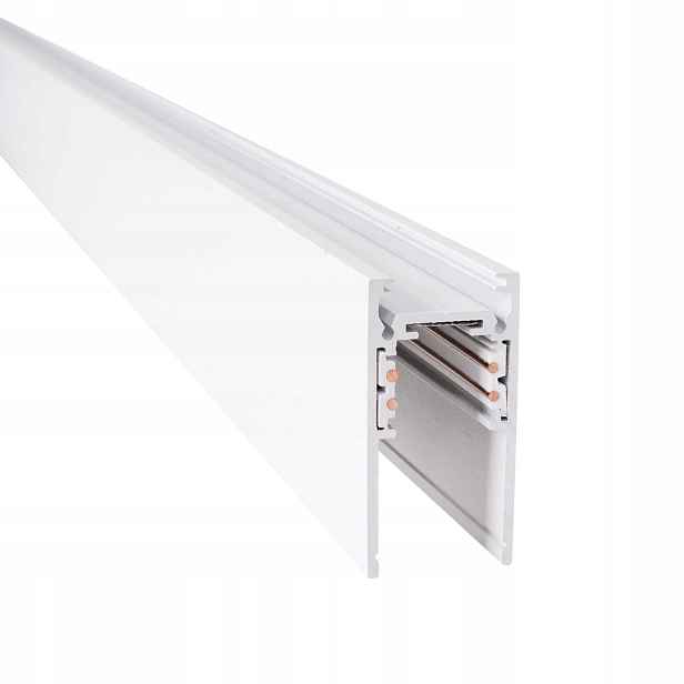 Vysoká nástěnná lišta Magnetic Bílá 2 m MT0019 MaxLight