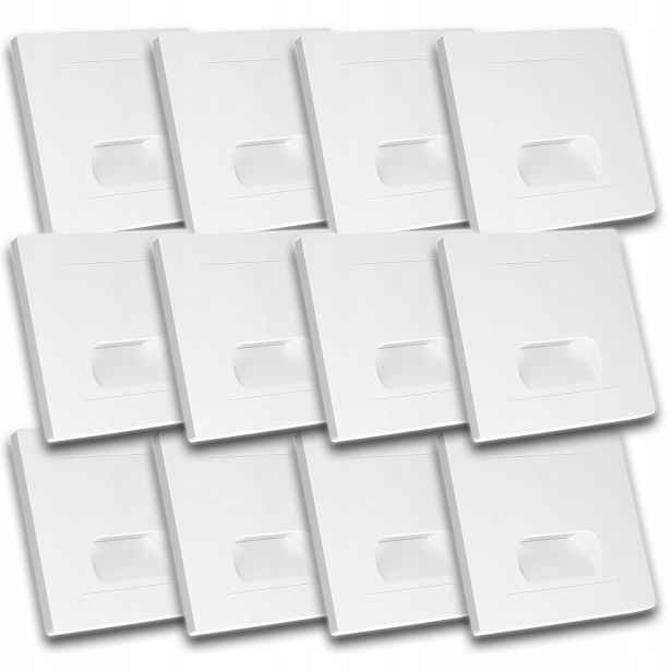 12 x Schodišťová Lampa Led Podsvícení Schodů Led Bílá Schodišťová Lampa