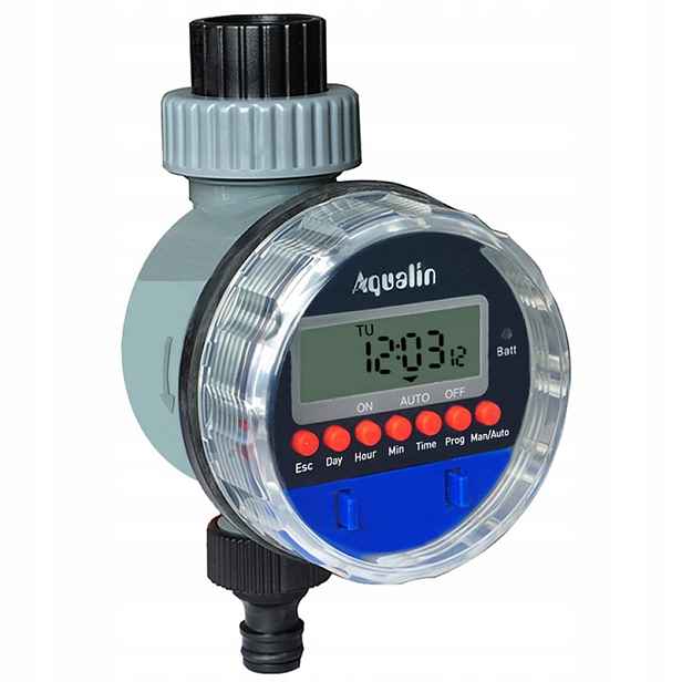Ovladač zavlažování Aqualin 8 programů LCD 0-8 bar