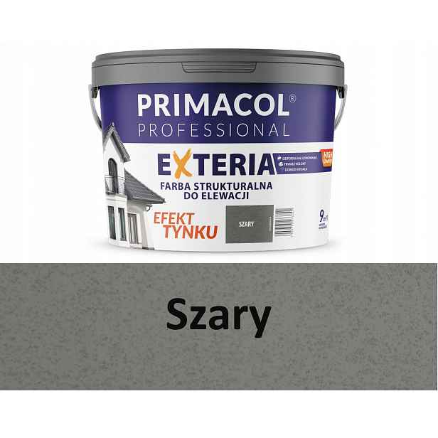 Primacol Barva Exteria 4,5L Šedá