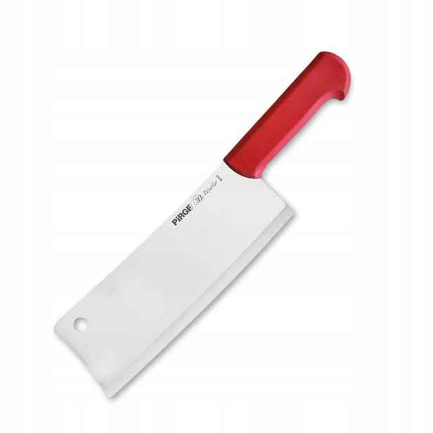 Řeznický/kuchařský sekáček 230 mm Pirge Superior, červený