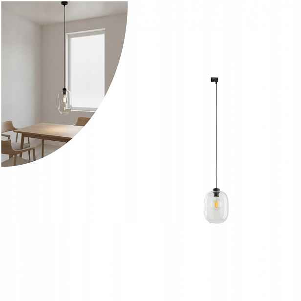 Závěsná kolejnicová lampa 1-fázová Tracer Elio Transparent 10662 Tk Lighting