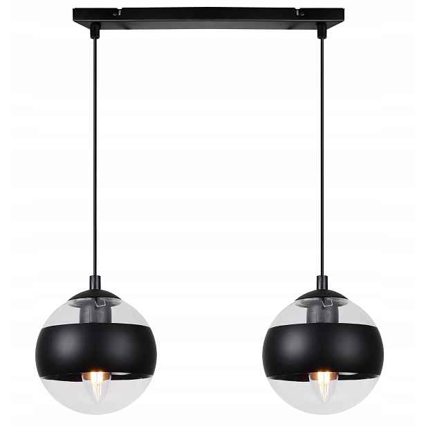 Závěsné Stropní Svítidlo Lustr Do Obývacího Pokoje Kuchyně Koupelny Loft Černá Koule