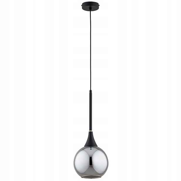 Alfa Lariko závěsná lampa černá se zlatým akcentem 1xE27 15W