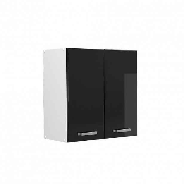 Vicco VĚŠÁK NA STĚNU R-Line Černý vysoký lesk 60 cm